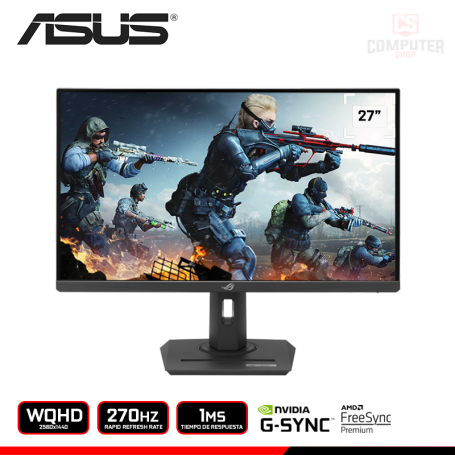 MONITOR ASUS ROG STRIX XG27ACMG 27" WQHD 2560x1440/270HZ/1MS/FREESYNC PREMIUM/COMPATIBLE NVIDIA G-SYNC (PN:90LM0A60-B013B0)