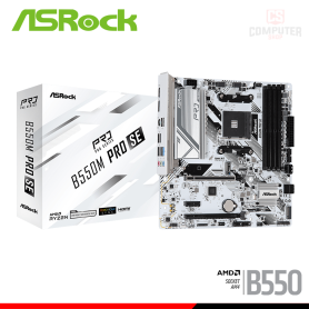 PLACA ASROCK B550M PRO SE M.ATX DDR4 AMD AM4