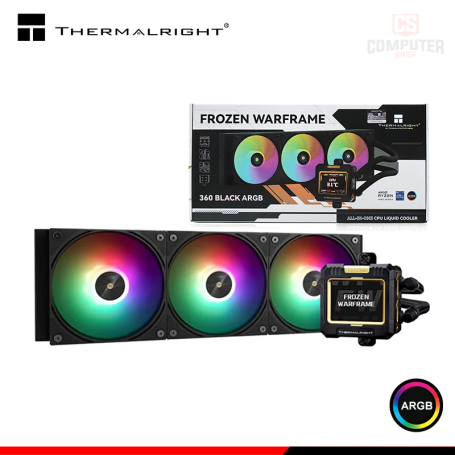 THERMALRIGHT WARFRAME 360 BLACK ARGB COOLER CPU REFRIGERACION LIQUIDA COMPATIBLE AMD/INTEL