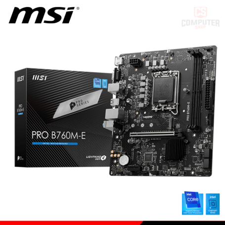 PLACA MSI PRO B760M-E M.ATX DDR5 LGA 1700