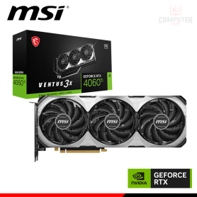 TARJETA DE VIDEO MSI GEFORCE RTX 4060Ti 8GB GDDR6 128BITS VENTUS 3X OC