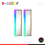 MEMORIA 32GB (16GBx2) DDR5 V-COLOR MANTA XPRISM RGB WHITE INTEL XMP BUS 6000MHZ (PN:TMXPL1660836WWK)