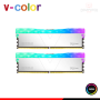 MEMORIA 32GB (16GBx2) DDR5 V-COLOR MANTA XPRISM RGB WHITE INTEL XMP BUS 6000MHZ (PN:TMXPL1660836WWK)