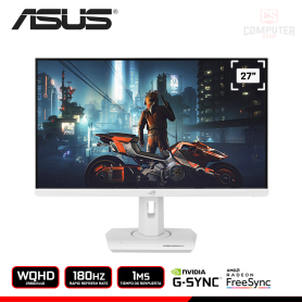 MONITOR ASUS ROG STRIX XG27ACG-W 27" WQHD 2560x1440/180HZ/1MS/AMD RADEON FREESYNC/COMPATIBLE NVIDIA G-SYNC