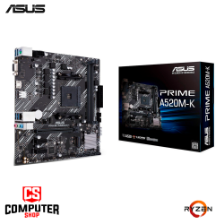 PLACA ASUS PRIME A520M-K AMD RYZEN DDR4 AM4 PN:90MB1500-M0EAY0