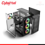 CASE CYBERTEL STRIKER CBX 5013K BLACK SIN FUENTE RAINBOW VIDRIO TEMPLADO MID TOWER