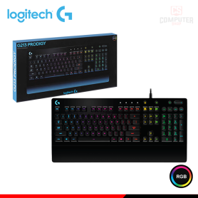 TECLADO LOGITECH G G213 PRODIGY RGB GAMING BLACK WIRED USB (PN:920-008084)