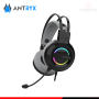 AUDIFONO ANTRYX IRIS-K GRAY RAINBOW CON MICROFONO SONIDO 7.1 CONEXIÓN USB (PN:AGH-7100KGY)