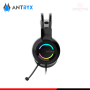 AUDIFONO ANTRYX IRIS-K GRAY RAINBOW CON MICROFONO SONIDO 7.1 CONEXIÓN USB (PN:AGH-7100KGY)