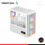 CASE DEEPCOOL CH560 DIGITAL WHITE ARGB SIN FUENTE VIDRIO TEMPLADO MID TOWER