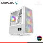 CASE DEEPCOOL CH560 DIGITAL WHITE ARGB SIN FUENTE VIDRIO TEMPLADO MID TOWER