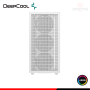 CASE DEEPCOOL CH560 DIGITAL WHITE ARGB SIN FUENTE VIDRIO TEMPLADO MID TOWER