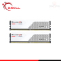 MEMORIA 32GB (16GBx2) DDR5 G.SKILL RIPJAWS S5 WHITE INTEL XMP BUS 5600MHZ (PN:F5-5600J3636C16GX2-RS5W)