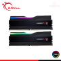 MEMORIA 48GB (24GBx2) DDR5 G.SKILL TRIDENT Z5 RGB BLACK INTEL XMP BUS 6400MHz (PN:F5-6400J3648G24GX2-TZ5RK)