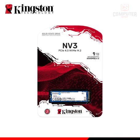 SSD 1TB KINGSTON NV3 NVMe M.2 2280 Pcie 4.0 (PN:SNV3S/1000G)