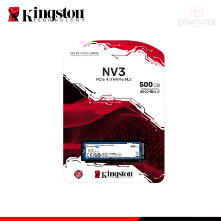 SSD 500GB KINGSTON NV3 NVMe M.2 2280 Pcie 4.0 (PN:SNV3/500G)