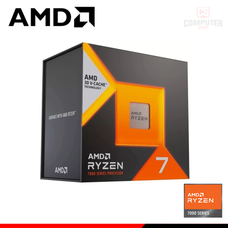 PROCESADOR AMD RYZEN 7 7800X3D 4.20GHZ HASTA 5.00GHZ 96MB 8 CORE AM5 (PN:100-100000910WOF)