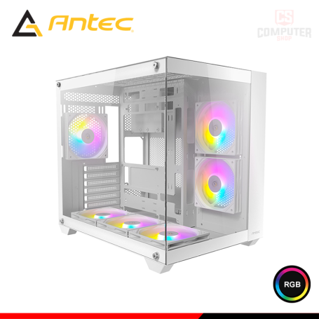 CASE ANTEC CX800 ELITE WHITE RGB SIN FUENTE VIDRIO TEMPLADO MID TOWER (PN:0-761345-10059-5)