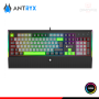 TECLADO ANTRYX MK ZIGRA EVO BLACK GRAY MECANICO RED SWITCH WIRED USB (PN:AMK-900KRE-SP)