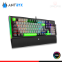 TECLADO ANTRYX MK ZIGRA EVO BLACK GRAY MECANICO RED SWITCH WIRED USB (PN:AMK-900KRE-SP)