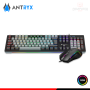 KIT ANTRYX GC-5600 TECLADO RGB RAINBOW SWITCH RED USB + MOUSE RGB USB