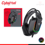 AUDIFONO CYBERTEL ELEMENT CBX H700 RGB CON MICROFONO SONIDO 7.1 CONEXIÓN USB