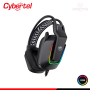 AUDIFONO CYBERTEL ELEMENT CBX H700 RGB CON MICROFONO SONIDO 7.1 CONEXIÓN USB