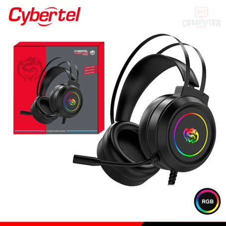 AUDIFONO CYBERTEL DESTROYER CBX H502 RGB CON MICROFONO SONIDO 7.1 CONEXIÓN USB