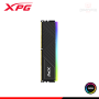 MEMORIA 8GB DDR4 XPG SPECTRIX D35G BLACK RGB CON DISIPADOR BUS 3200MHz (PN:AX4U32008G16A-SBKD35G)