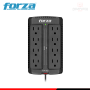 ESTABILIZADOR FORZA FVR-902 900VA/450W 8 TOMAS