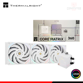 THERMALRIGHT CORE MATRIX 360 WHITE COOLER CPU REFRIGERACION LIQUIDA COMPATIBLE AMD/INTEL