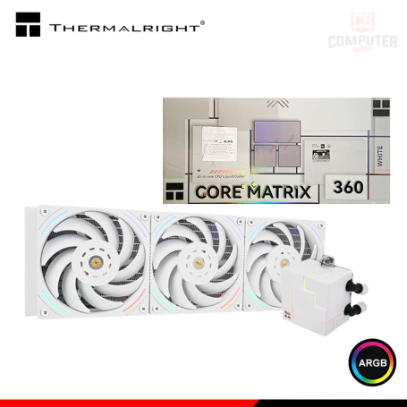 THERMALRIGHT CORE MATRIX 360 WHITE COOLER CPU REFRIGERACION LIQUIDA COMPATIBLE AMD/INTEL