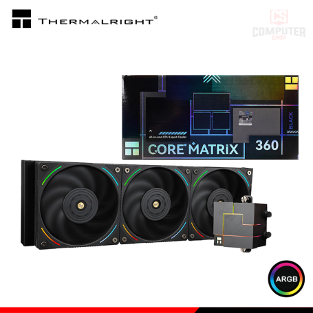 THERMALRIGHT CORE MATRIX 360 BLACK COOLER CPU REFRIGERACION LIQUIDA COMPATIBLE AMD/INTEL