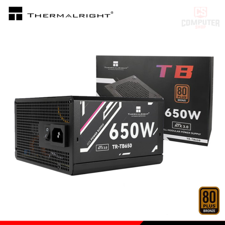 FUENTE DE PODER THERMALRIGHT TB 650W 80 PLUS BRONZE (PN:TB-TR650)