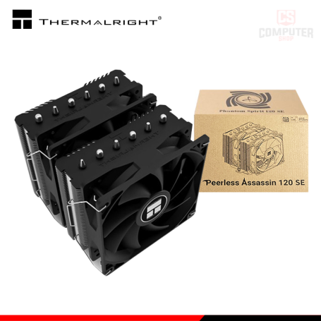 THERMALRIGHT PEERLESS ASSASSIN 120 SE BLACK COOLER CPU REFRIGERACION AIRE COMPATIBLE AMD/INTEL