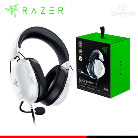 AUDIFONO RAZER BLACKSHARK V2 X WHITE CON MICROFONO SONIDO 7.1 CONEXIÓN 3.5MM