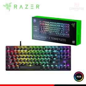 TECLADO RAZER HUNTSMAN V3 X TKL OPTO RGB SWITCH PURPLE MECANICO WIRED USB