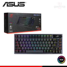 TECLADO ASUS ROG AZOTH M701 RGB SWITCH NX BROW MECANICO WIRELESS/BLUETOOTH/WIRED USB (PN:90MP0317-BKAA01)