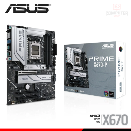 PLACA ASUS PRIME X670-P ATX DDR5 AMD AM5 (PN:90MB1BU0'M0EAY0)