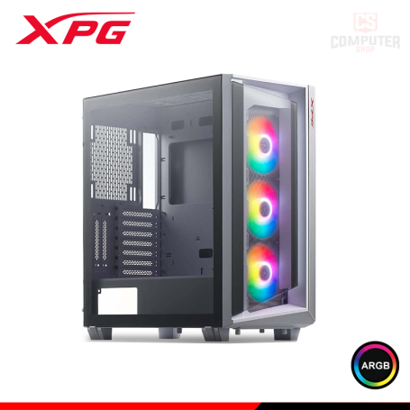 CASE XPG CRUISER WHITE ARGB SIN FUENTE VIDRIO TEMPLADO MID TOWER (PN:ST-WHCWW)