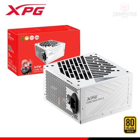 FUENTE DE PODER XPG CORE REACTOR II WHITE 850W 80 PLUS GOLD FULL MODULAR (PN:COREREACTORII850G-WHCUS)