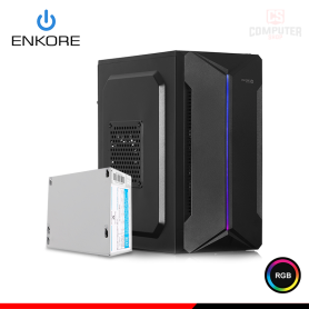 CASE ENKORE BRAIN ENC 2001 BLACK RGB CON FUENTE 230W MID TOWER