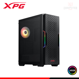 CASE XPG STARKER AIR BLACK ARGB SIN FUENTE VIDRIO TEMPLADO MID TOWER (PN:STARKERAIR-BKCWW)