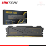 MEMORIA 8GB DDR4 HIKSEMI ARMOR BLACK BUS 3200MHz (PN:HSC408U32D2-8G)