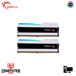 MEMORIA 32GB (16x2) DDR5 G.SKILL TRIDENT Z5 RGB WHITE BUS 6000MTs (PN:F5-6000J3040F16GX2-TZ5RS)