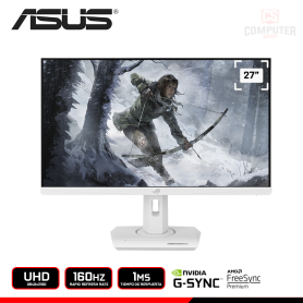 MONITOR ASUS ROG STRIX XG27UCG-W WHITE 27" UHD 3840x2160/160HZ/1MS/FREESYNC PREMIUM/COMPATIBLE NVIDIA G-SYNC