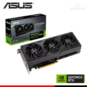 TARJETA DE VIDEO ASUS GEFORCE RTX 4070 SUPER 12GB GDDR6X 192BITS PRIME OC EDITION