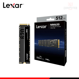 SSD 512GB LEXAR NM620 NVMe M.2 2280 Pcie GEN 3x4 (PN:LNM620X512G-RNNNG)