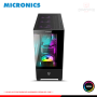 CASE MICRONICS ICUBE MIC GC800 BLACK RGB SIN FUENTE VIDRIO TEMPLADO MID TOWER