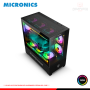 CASE MICRONICS ICUBE MIC GC800 BLACK RGB SIN FUENTE VIDRIO TEMPLADO MID TOWER